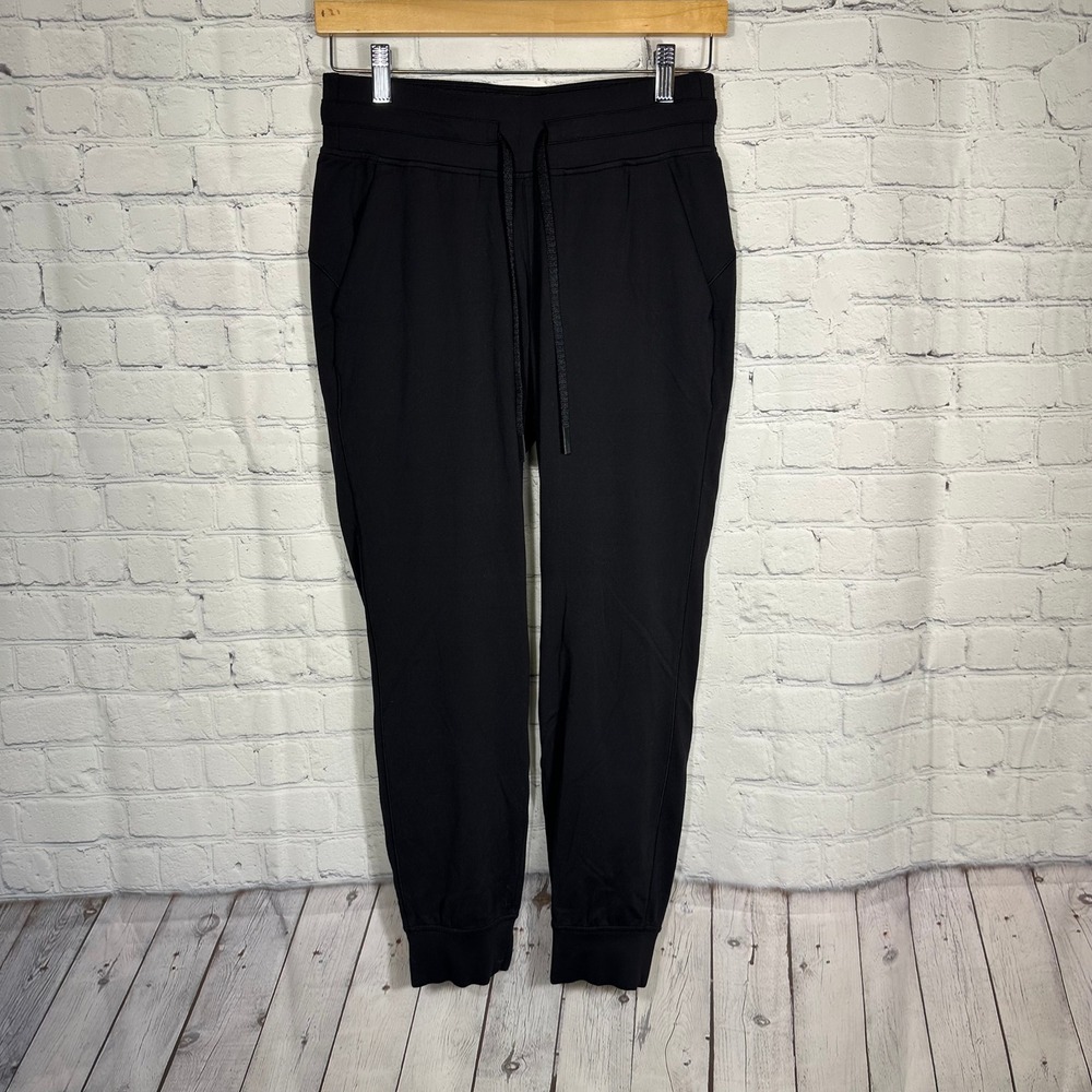 Lululemon Ready to Rulu Jogger Black Luxtreme Drawstring Pants Womens Size 6